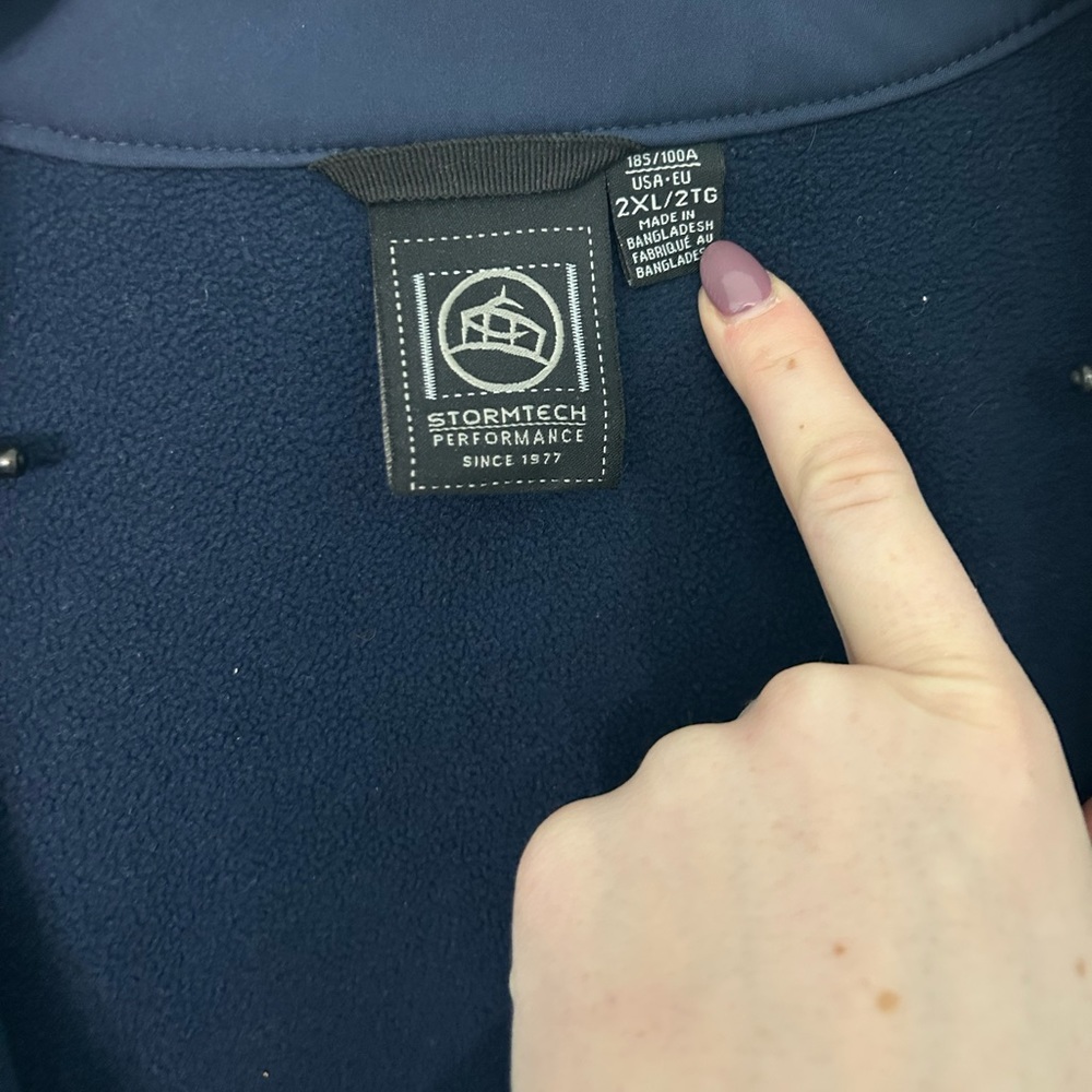 Navy Blue Stormtech Performance Jacket - image 4